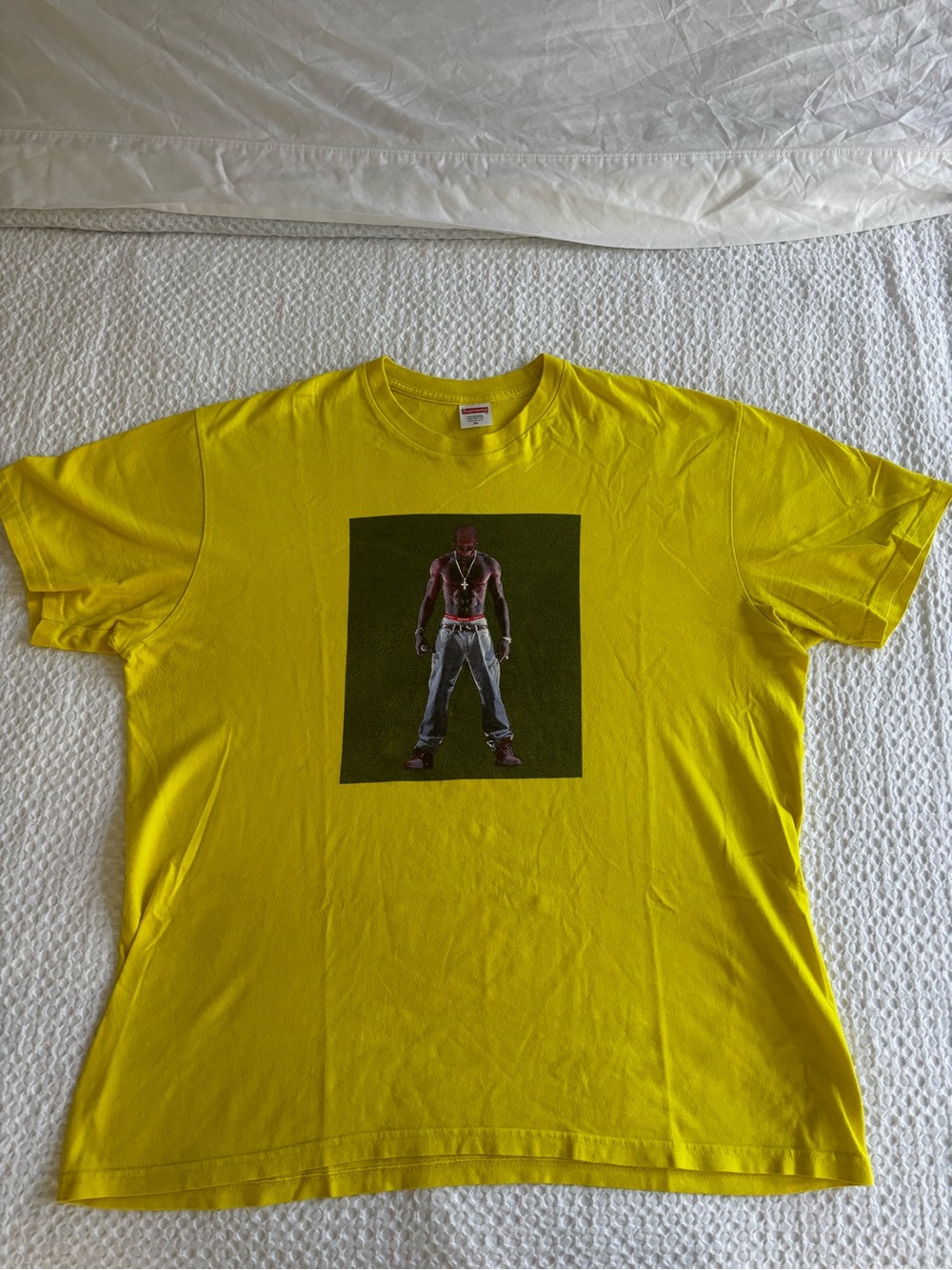 Supreme Yellow Graphic Short Sleeve Tee